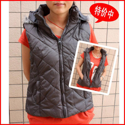 品牌折扣女裝冬裝 正品羽絨馬甲背心，時尚保暖批發優選